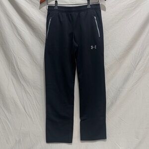Under Armour Youth Black Joggers with Gray Accents